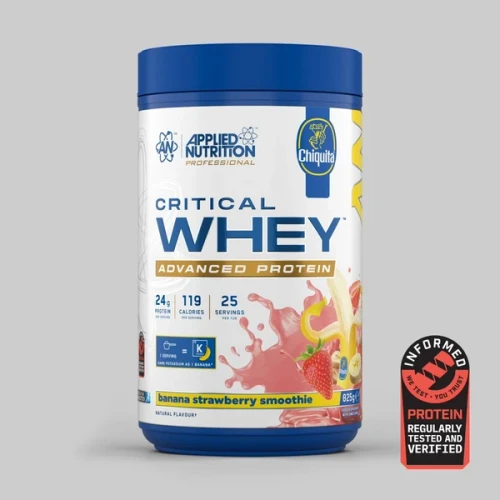 Applied Nutrition Critical Whey 825g Chiquita Banana & Strawberry
