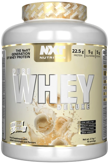 NXT Nutrition Pure Whey Deluxe 2.1kg Vanilla Ice Cream