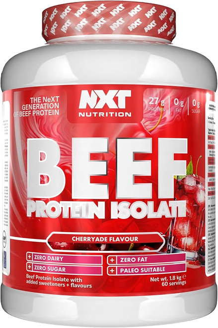 NXT Nutrition Beef Protein Isolate 1.8kg Cherryade
