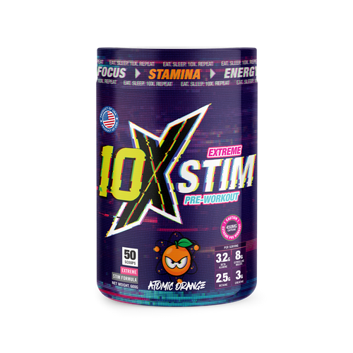 10x Athletic STIM 600g Atomic Orange