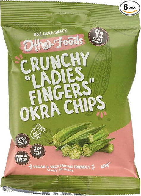 Other Foods Orka Chips 8x40g Crunchy Ladies Fingers