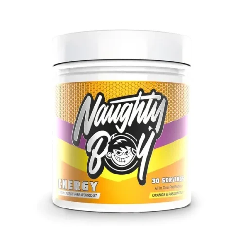 Naughty Boy Energy 390g Orange & Passionfruit