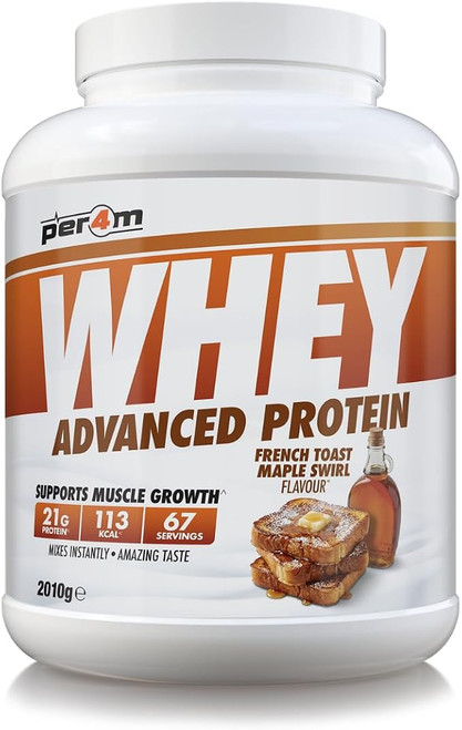 Per4m Advanced Whey Protein 2.01kg French Toast Maple Swirl