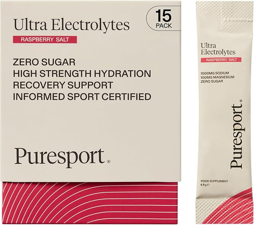 Puresport Electrolyte 15 Sachets Raspberry