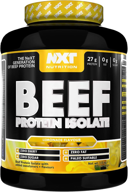 NXT Nutrition Beef Protein Isolate 1.8kg Lemonade