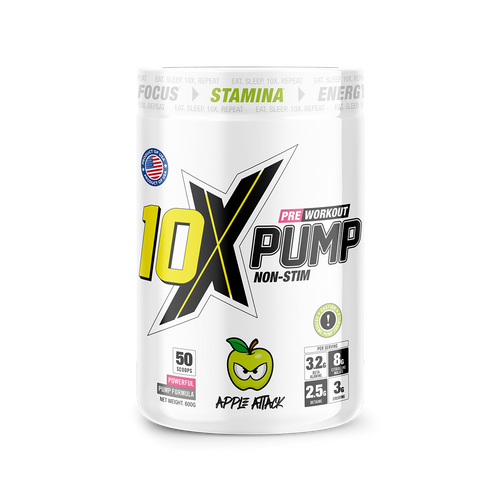 10x Athletic PUMP 600g Apple Attack