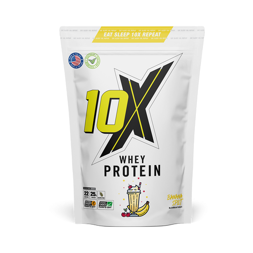 10x Athletic Whey Protein 700g Banana Split