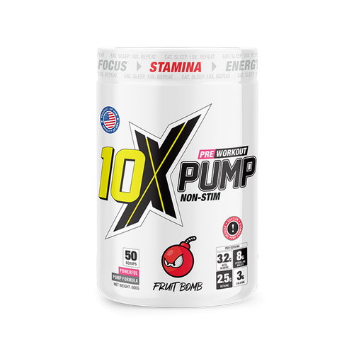 10x Athletic PUMP 600g Fruit Bomb
