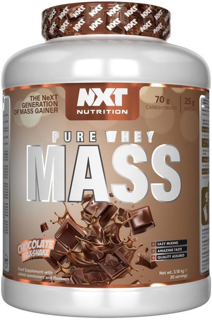 NXT Nutrition NXT Pure Whey Mass 3.18kg Chocolate Milkshake