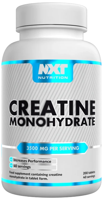 NXT Nutrition Creatine Monohydrate 200 Tabs
