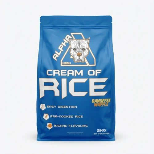 Alpha Neon Cream Of Rice 2kg Banoffee Waffle