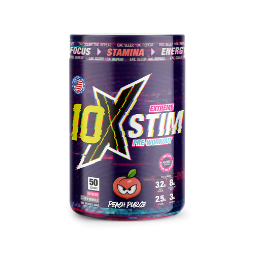 10x Athletic STIM 600g Peach Purge