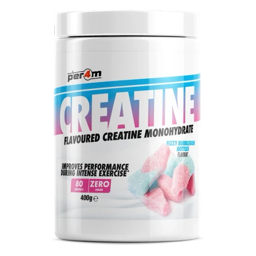 Per4m Creatine 400g Fizzy Bubblegum Bottles