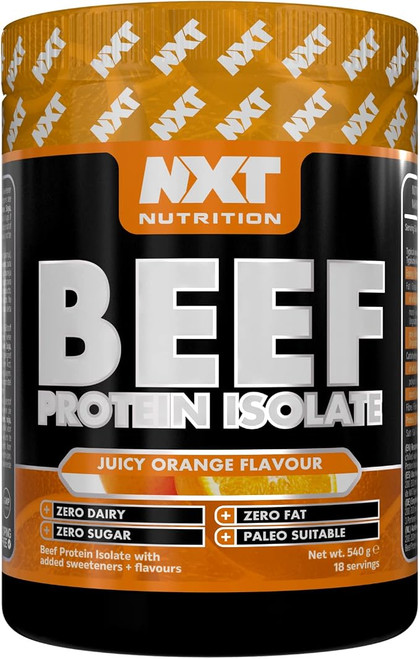 NXT Nutrition Beef Protein Isolate 540g Juicy Orange