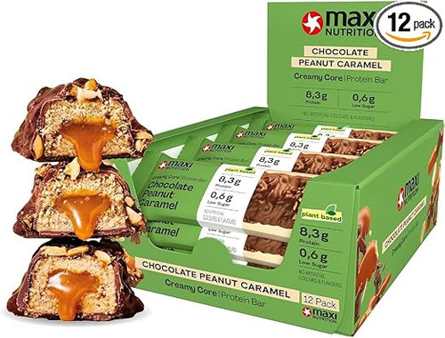 MaxiNutrition Vegan Creamy Core Bar 12x45g Chocolate Peanut Caramel