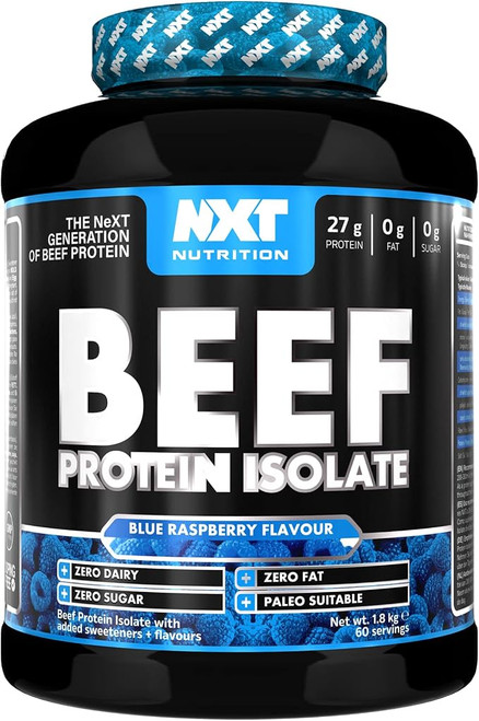 NXT Nutrition Beef Protein Isolate 1.8kg Blue Raspberry