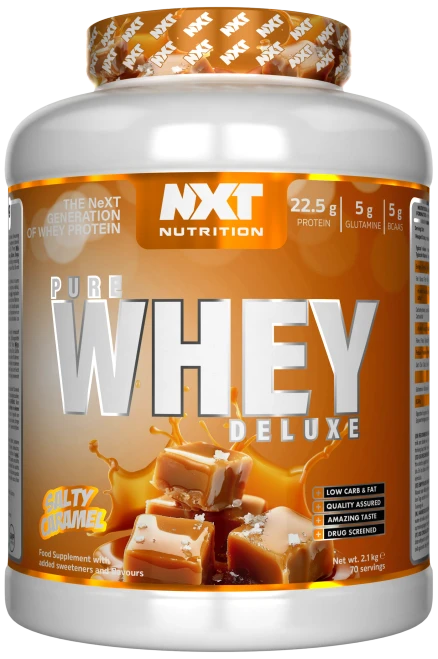 NXT Nutrition Pure Whey Deluxe 2.1kg Salty Caramel
