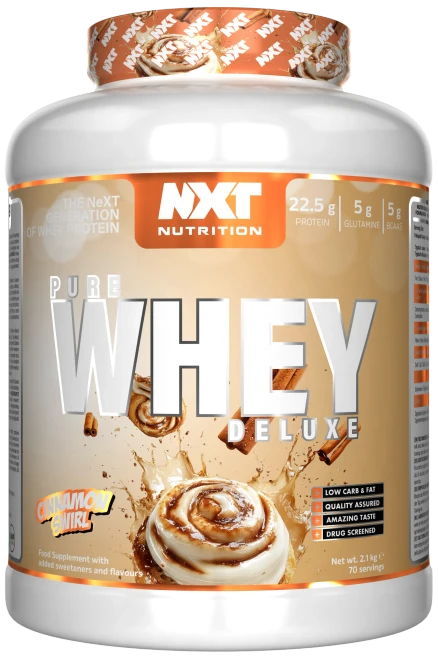 NXT Nutrition Pure Whey Deluxe 2.1kg Cinnamon Swirl