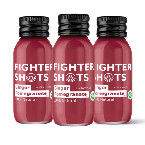 Fighter Shots 12x60ml Ginger Pomegranate