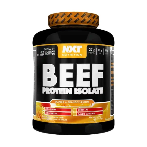 NXT Nutrition Beef Protein Isolate 540g Mango & Orange