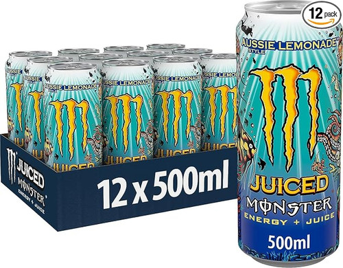 Monster Energy 12x500ml Aussie Style Lemonade