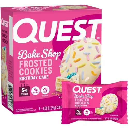 Quest Nutrition Bakeshop Frosted Cookie 8x25g Birthday Cake
