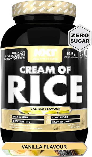 NXT Nutrition Cream of Rice 2kg Vanilla