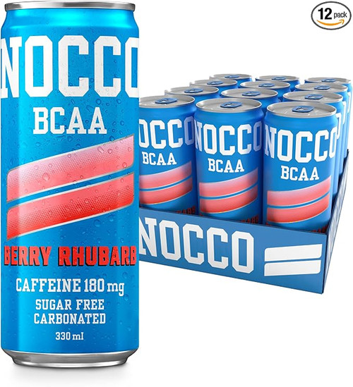 NOCCO BCAA 12x330ml Berry Rhubarb