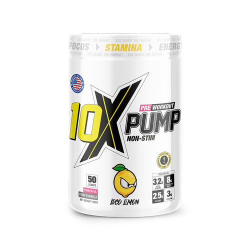 10x Athletic PUMP 600g Loco Limon