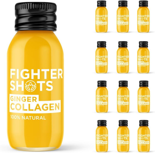 Fighter Shots 12x60ml Ginger Collagen