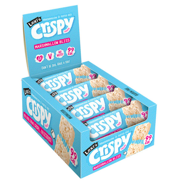 Lexi's LEX001 Crispy Treats 12x26g Marshmallow Bliss