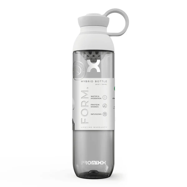 Promixx MIX015 Form Ecozen Shaker Bottle 760ml Ceramic White & Cool grey
