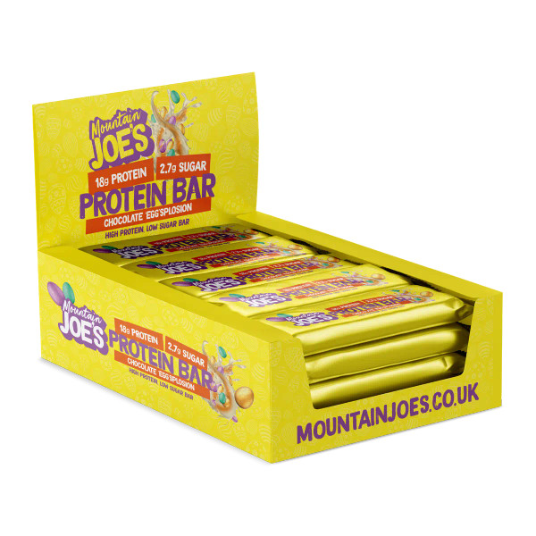 Mountain Joe's MOU024 Protein Bar 12x55g Chocolate Eggsplosion