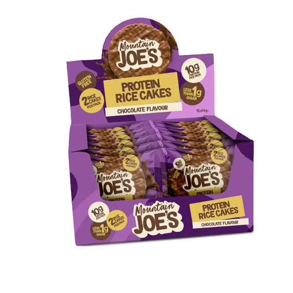 Mountain Joe's MOU026 Rice Cake 12x64g Milk Chocolate