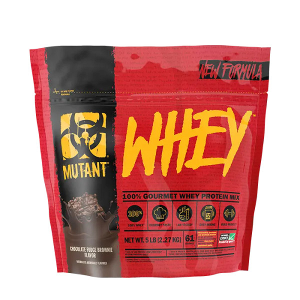 Mutant MUT123 Whey 2.27kg Chocolate Fudge Brownie