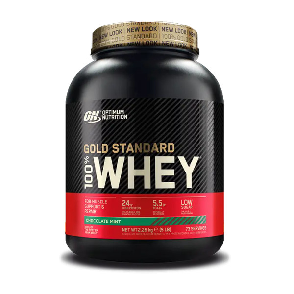 Optimum Nutrition OPT049 Gold Standard 100% Whey 2.26kg Chocolate Mint