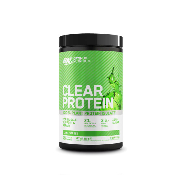 Optimum Nutrition OPT235 Clear Protein 100% Plant Protein 280g Lime Sorbet