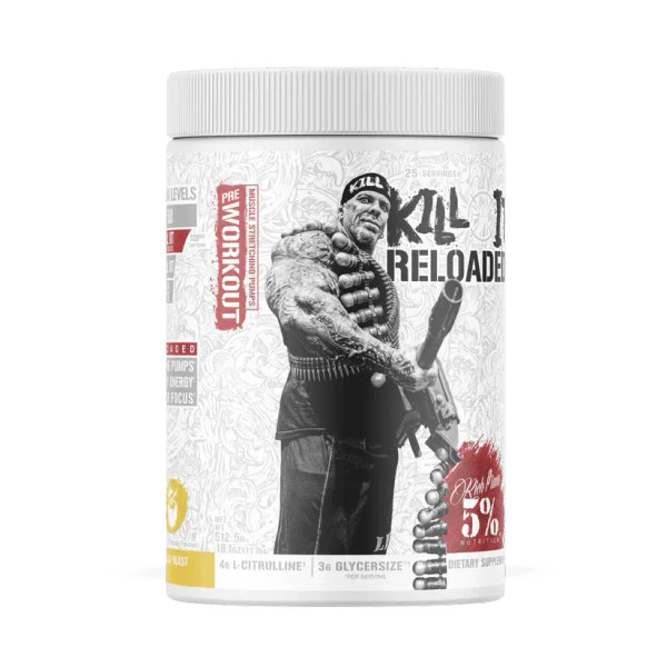 Rich Piana 5% Nutrition RIC019 Kill It Reloaded Legendary Series 512.5g Blue Raspberry