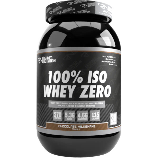 Refined Nutrition RNU040 Refined 100% Iso Whey Zero 908g Chocolate Milkshake