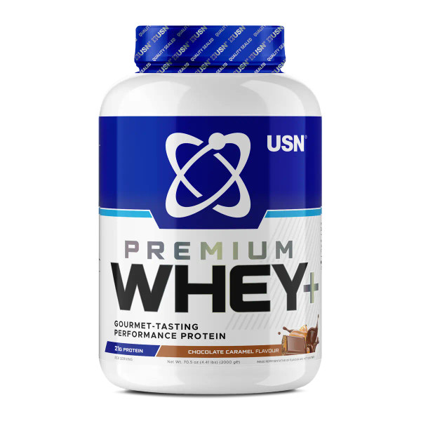 USN USN256 Whey+ Protein 2kg Chocolate Caramel