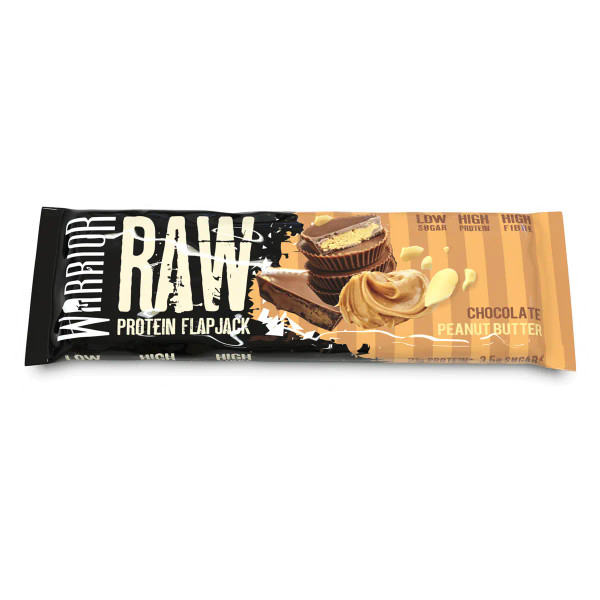 Warrior WAR022 Raw Protein Flapjack 12x75g Chocolate Peanut Butter
