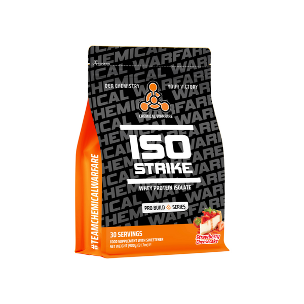 Chemical Warfare CHE178 Iso-Strike Whey Isolate 900g Strawberry Cheesecake