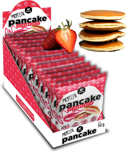 Go Fitness GOF023 Protein Pancake 12x50g Strawberry