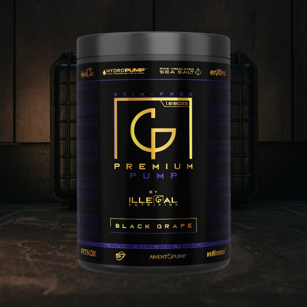 Illegal Nutrition ILL011 Premium Pump V2 (Stim-Free) 375g Black Grape