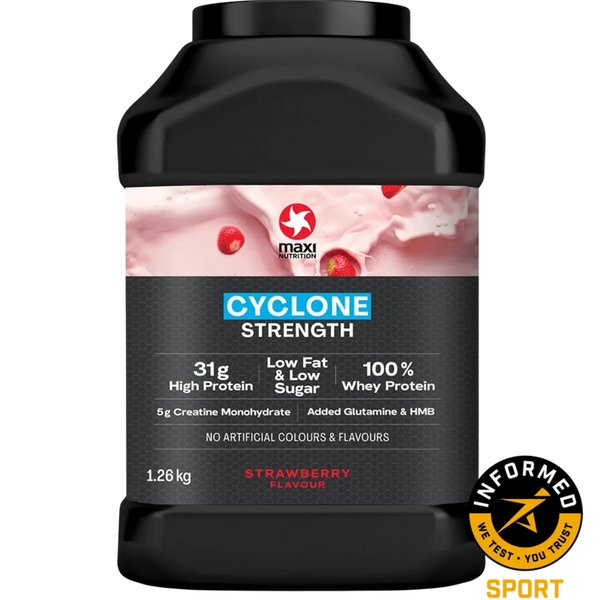 Maxi Nutrition MAX055 Cyclone Powder 1260g Strawberry