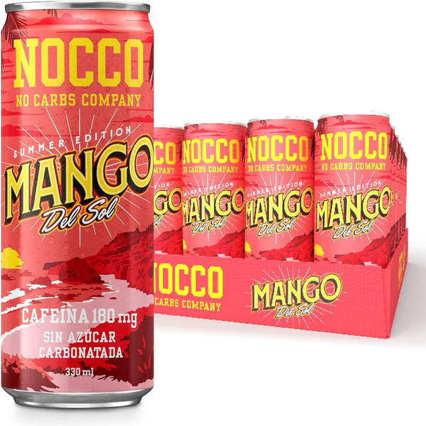 NOCCO NOC022 BCAA 12x330ml Mango Del Sol