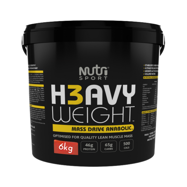 NutriSport NSP161 H3avyweight Mass Drive Anabolic 6kg Raspberry