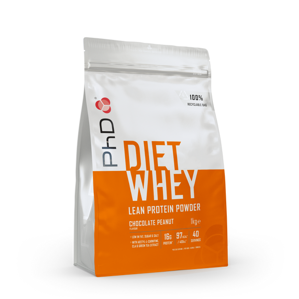 PhD Nutrition PHD031 Diet Whey 1kg Chocolate Peanut