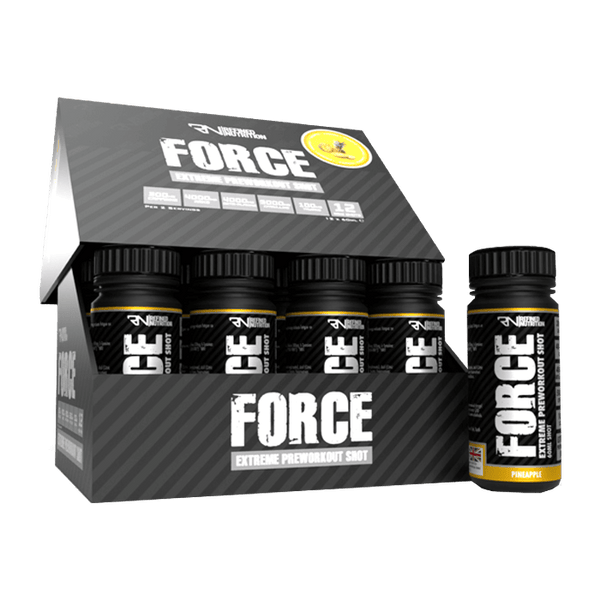Refined Nutrition RNU094 Force Extreme Stim Pre-workout Shots 12x60ml Pineapple
