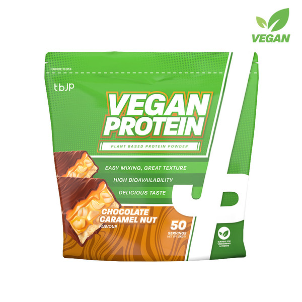 Trained By JP TBJ059 Vegan Protein 2kg Chocolate Caramel Nut
